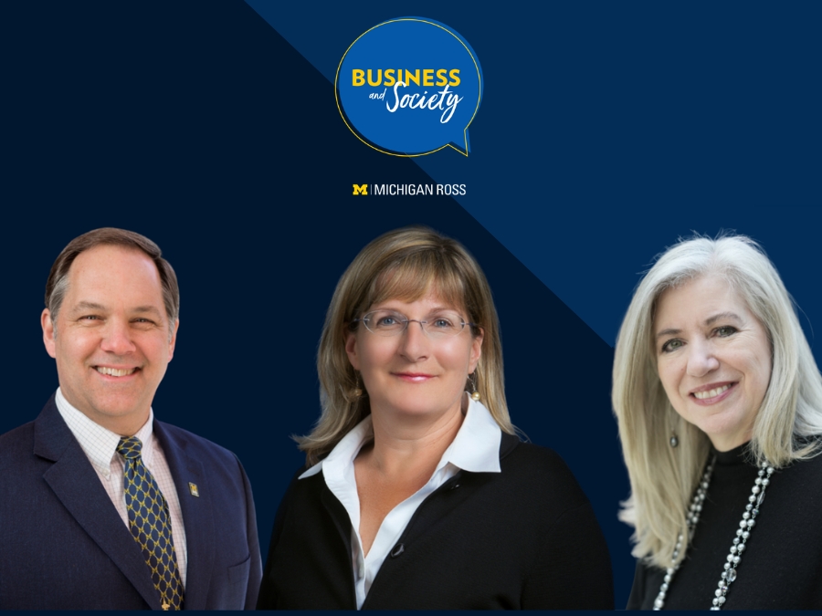 Michigan Ross Faculty Discuss the Michigan Model of Leadership on Business & Society Podcast
