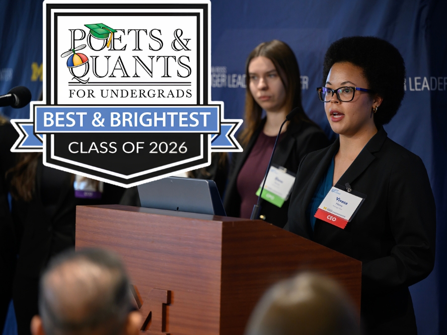 Leadership Crisis Challenge Winner Viveca Henry (BBA ’26) Recognized by Poets&Quants